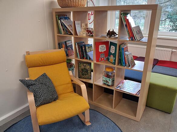 Leseecke in der Schule